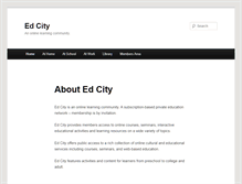 Tablet Screenshot of edcity.com